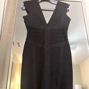ESTATE SALE Classic Timeless Herve Leger Grey Dress